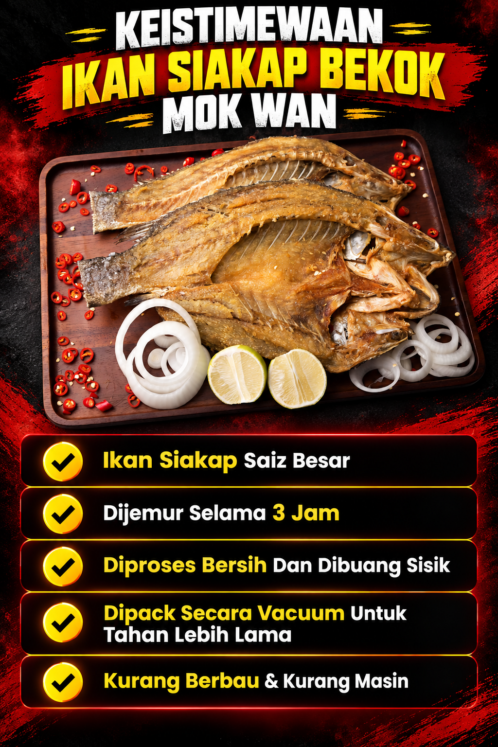 Keistimewaan Ikan Siakap Bekok Mok Wan